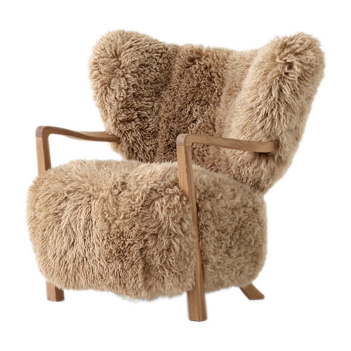 Wulff Lounge Chair ATD2 lenestol - Oljet eik-Sheepskin honey - &Tradition