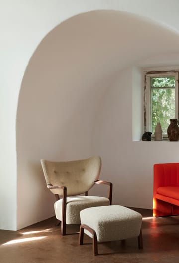 Wulff Lounge Chair ATD2 lenestol - Oljet valnøtt-Karakorum - &Tradition