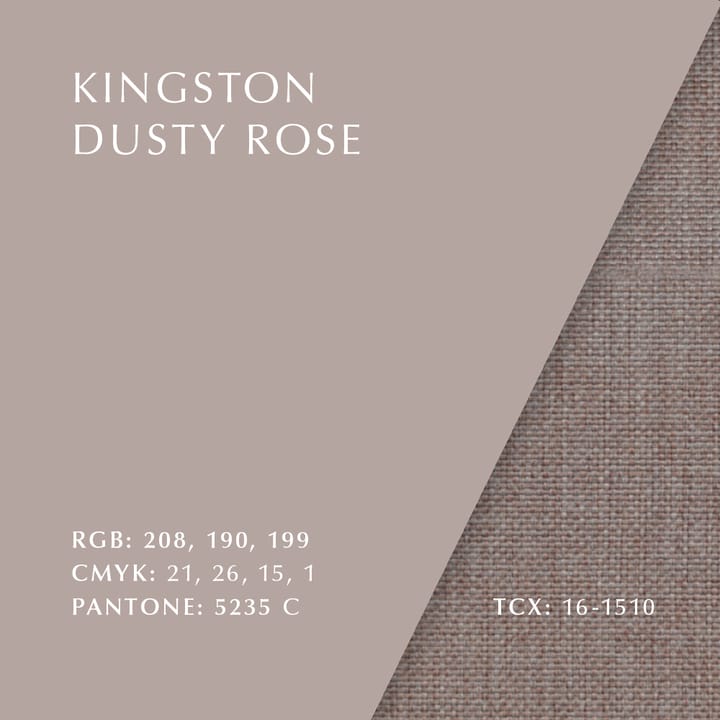 A Conversation Piece stol mørk eik - Dusty rose - Umage