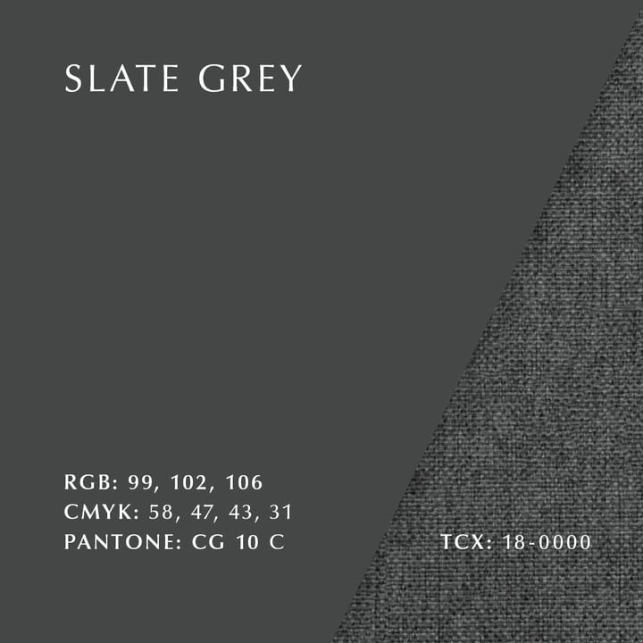 A Conversation Piece stol mørk eik - Slate grey - Umage