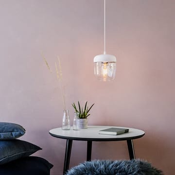 Acorn lampeskjerm hvit - polert messing - Umage