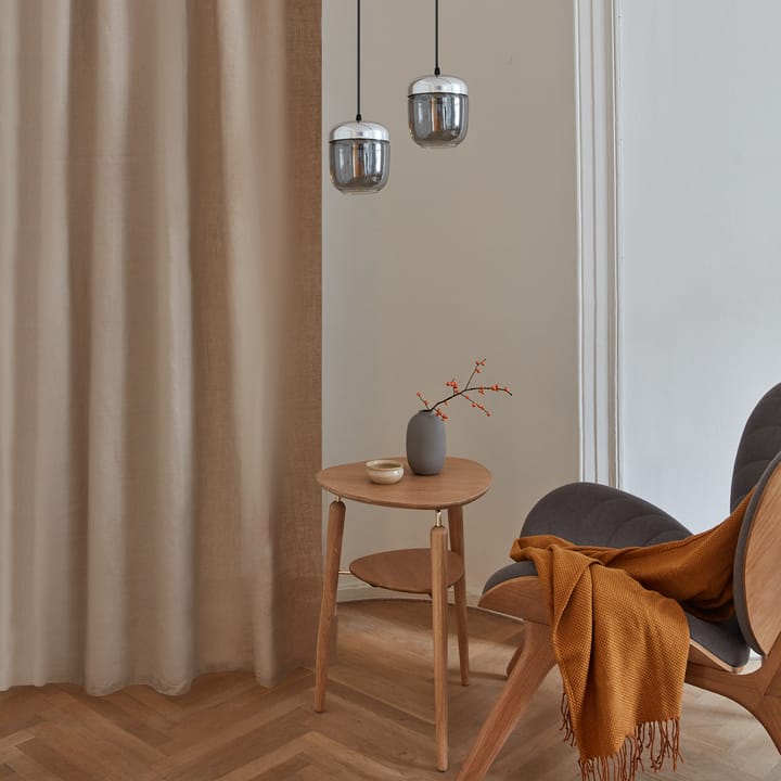 Acorn lampeskjerm polert stål, Smoked Umage