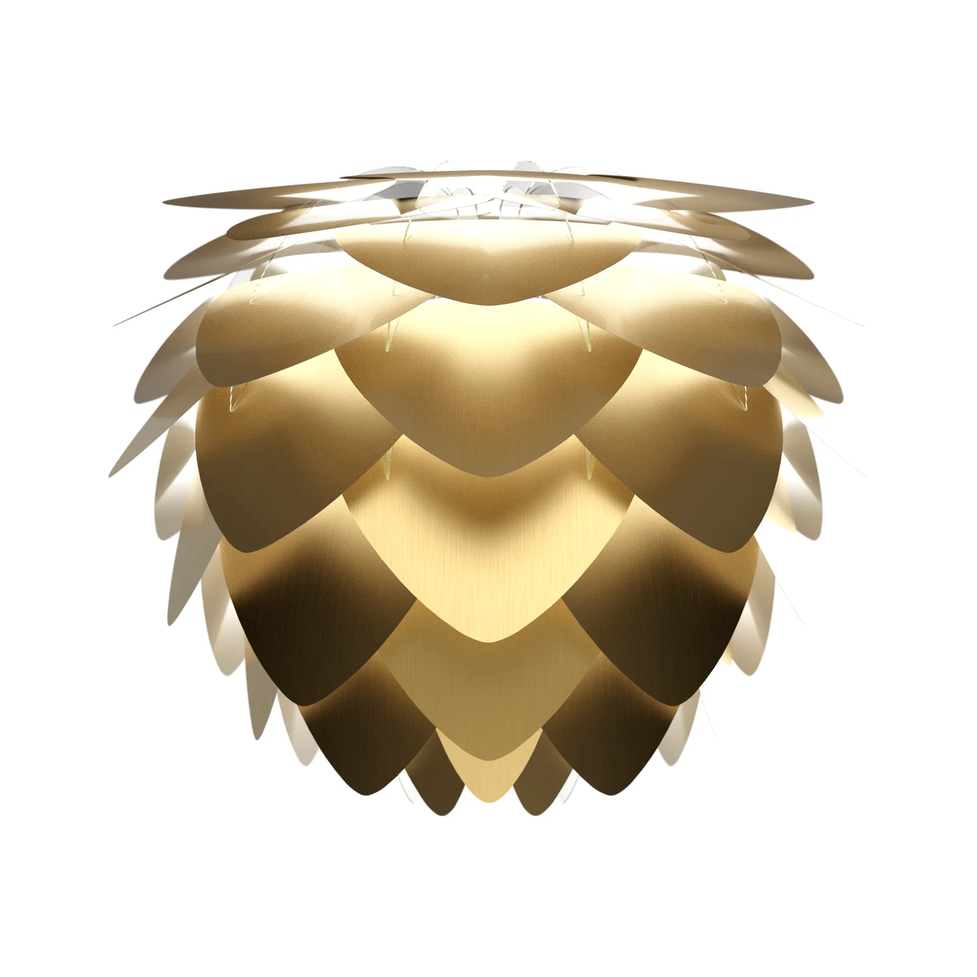 Aluvia lampe børstet messing, 40 cm Umage