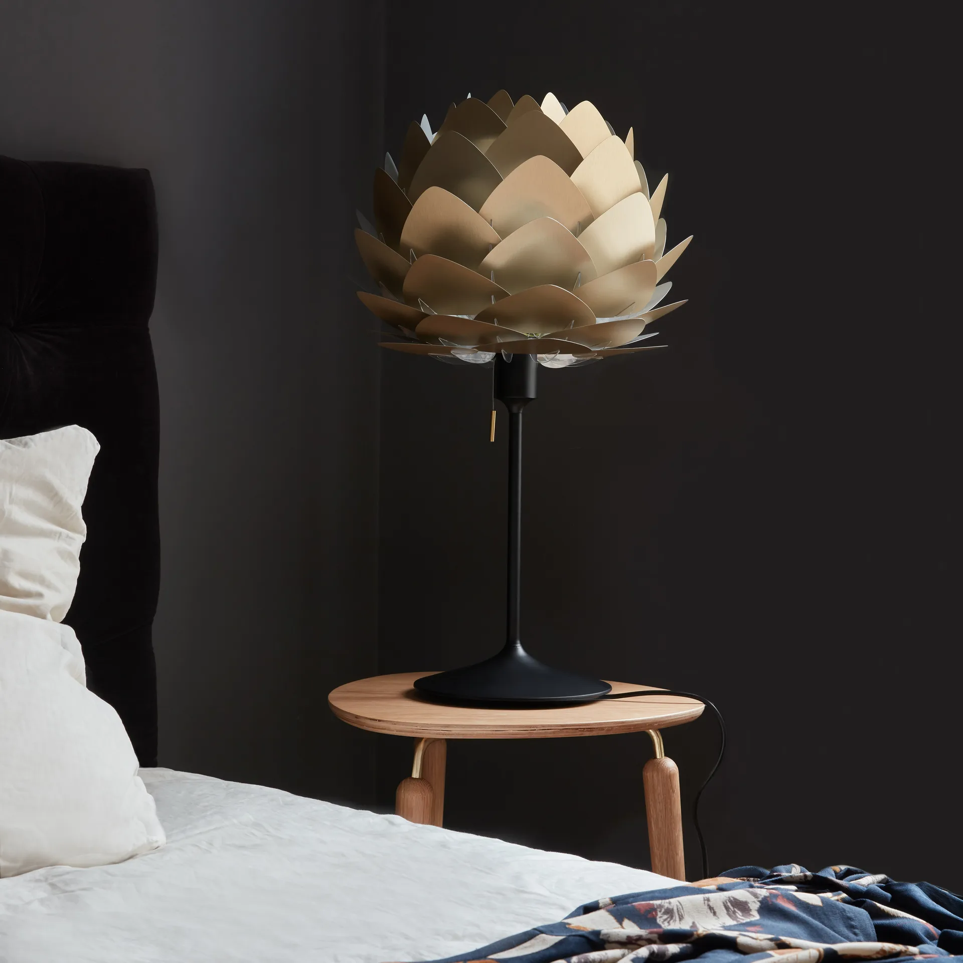 Aluvia lampe børstet messing, 40 cm Umage