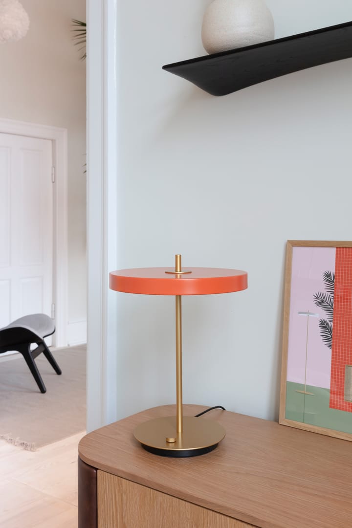 Asteria bordlampe, Oransje Umage