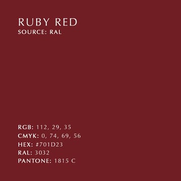 Asteria bordlampe - Ruby red - Umage
