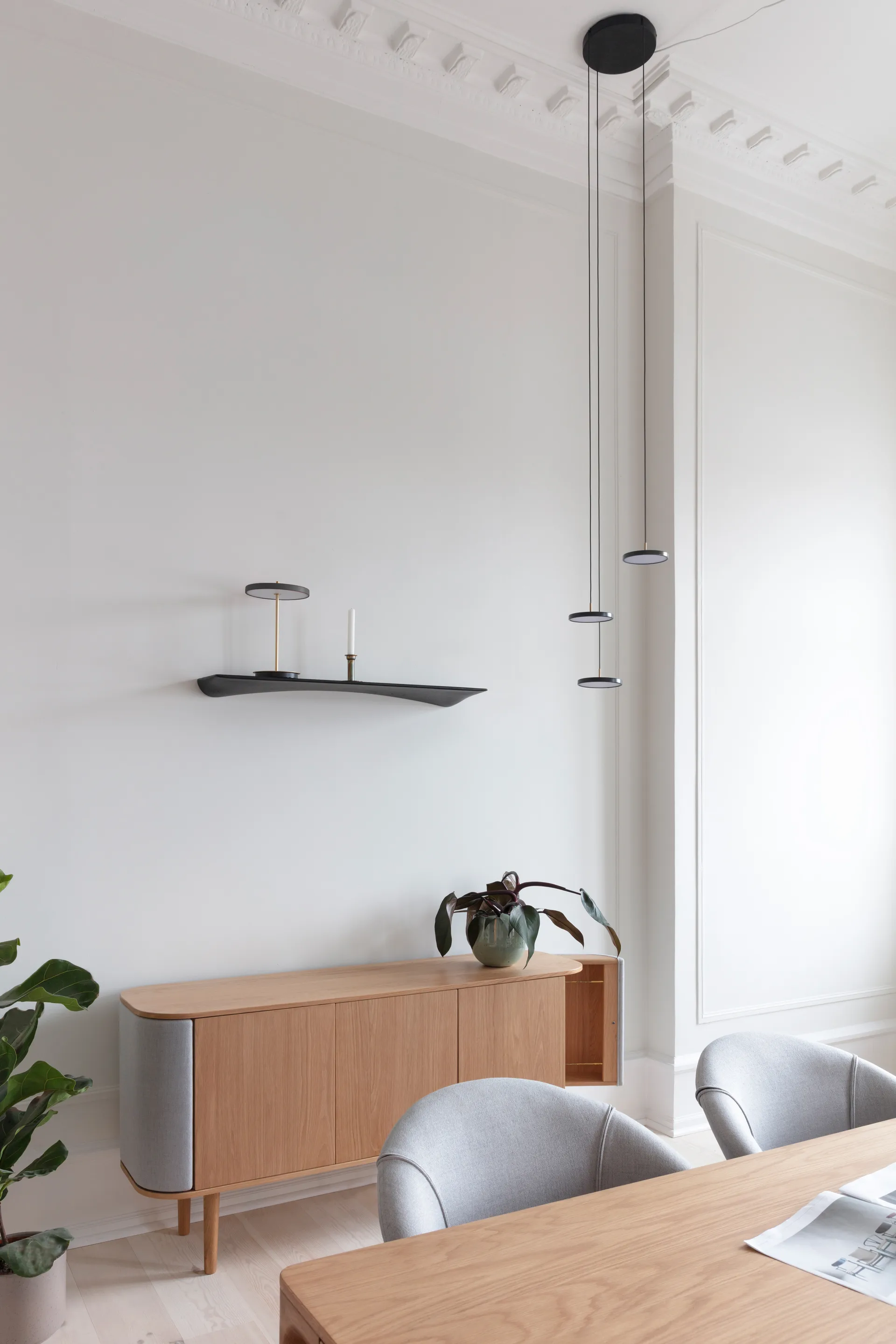 Asteria Micro Cluster taklampe, Sort Umage