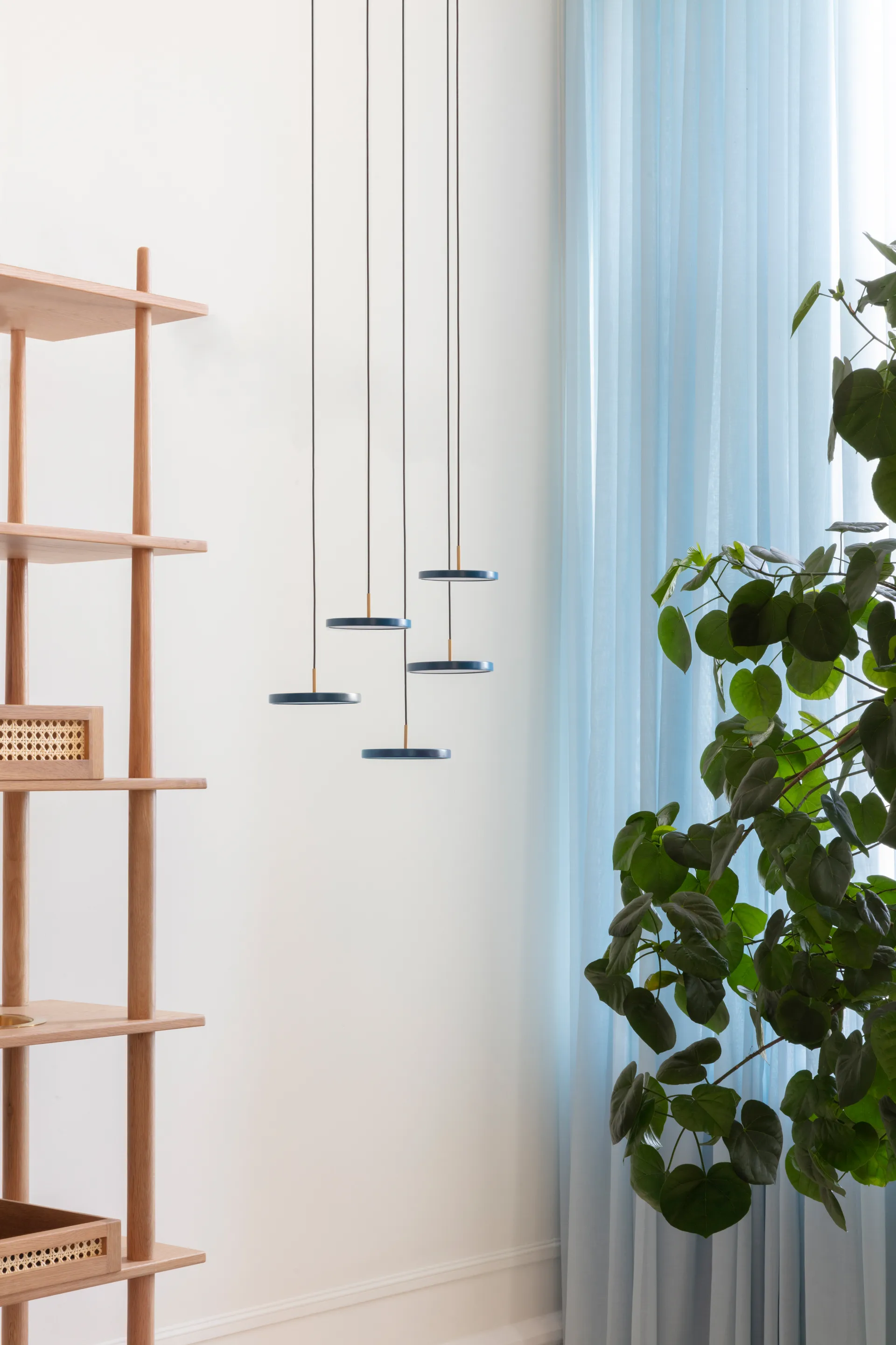 Asteria Micro taklampe, Petrol Blue Umage