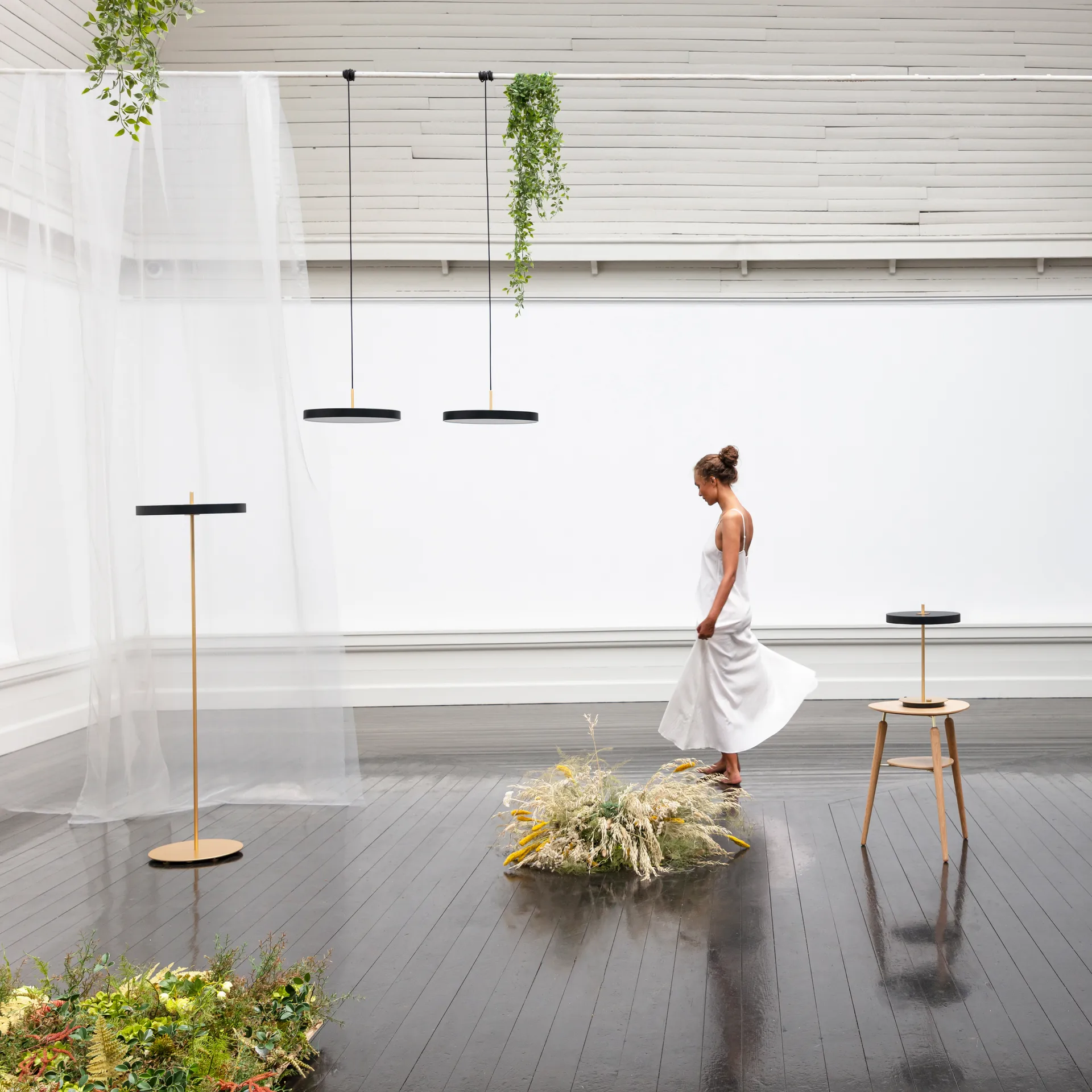 Asteria Mini taklampe, Black Umage