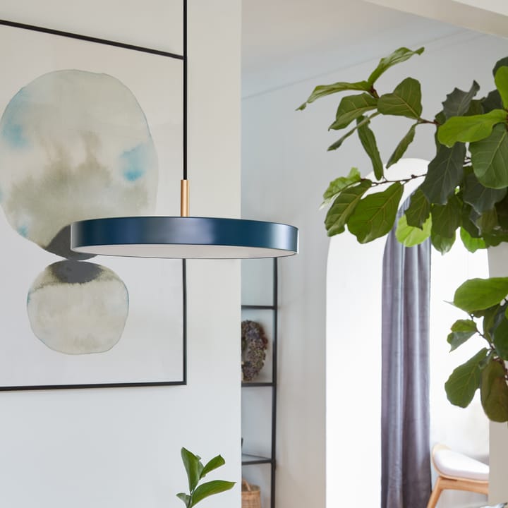 Asteria Mini taklampe, Petrol blue Umage