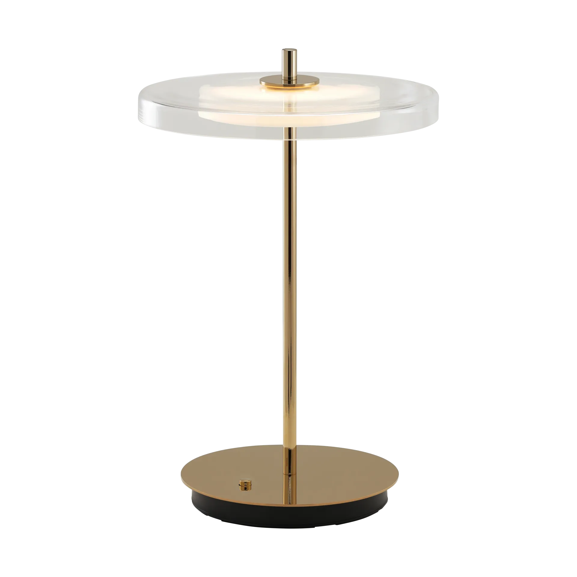 Asteria Move bordlampe, Glass-polished brass Umage