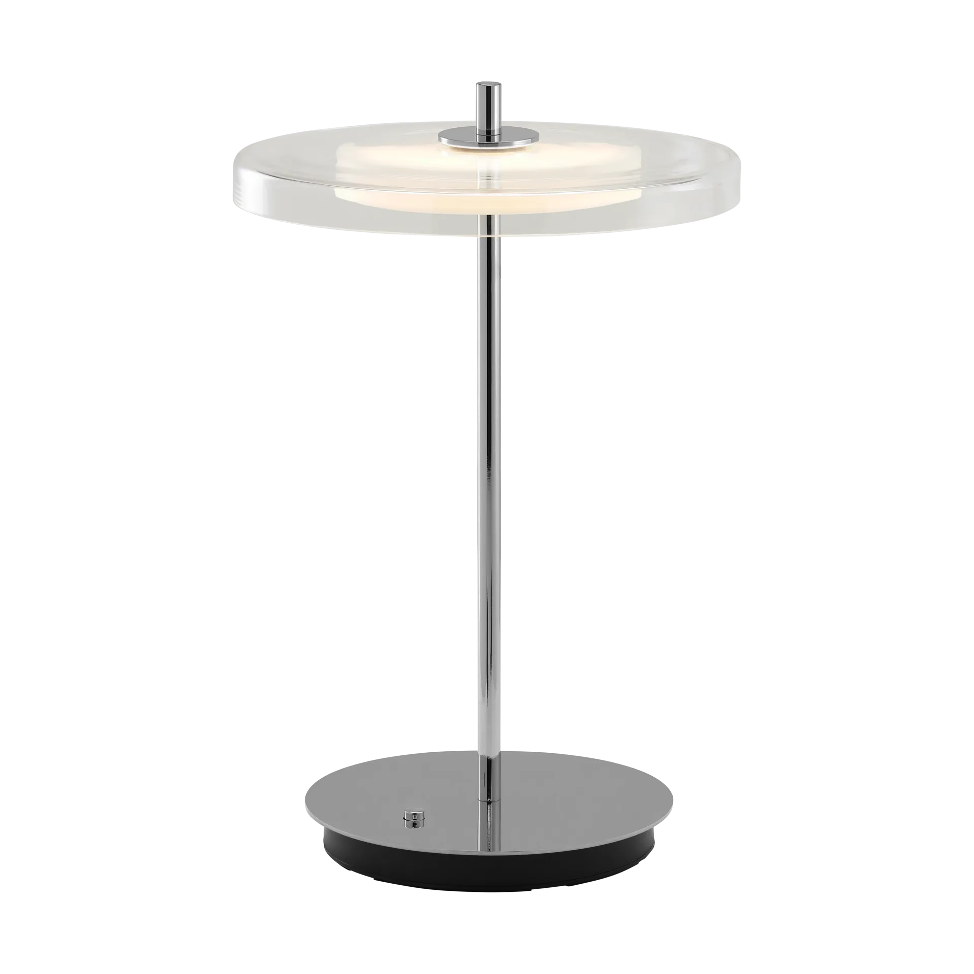 Asteria Move bordlampe, Glass-polished steel Umage