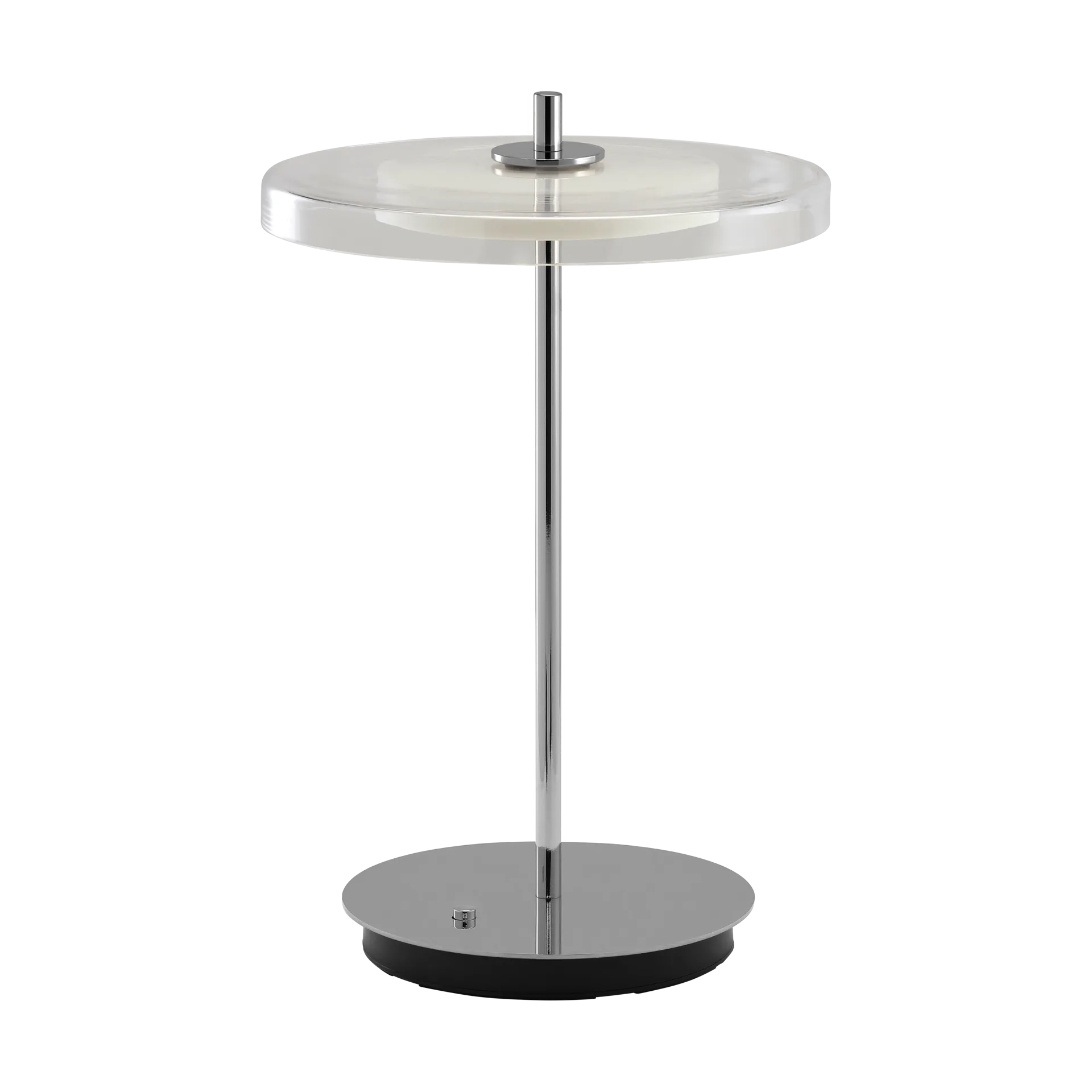 Asteria Move bordlampe, Glass-polished steel Umage