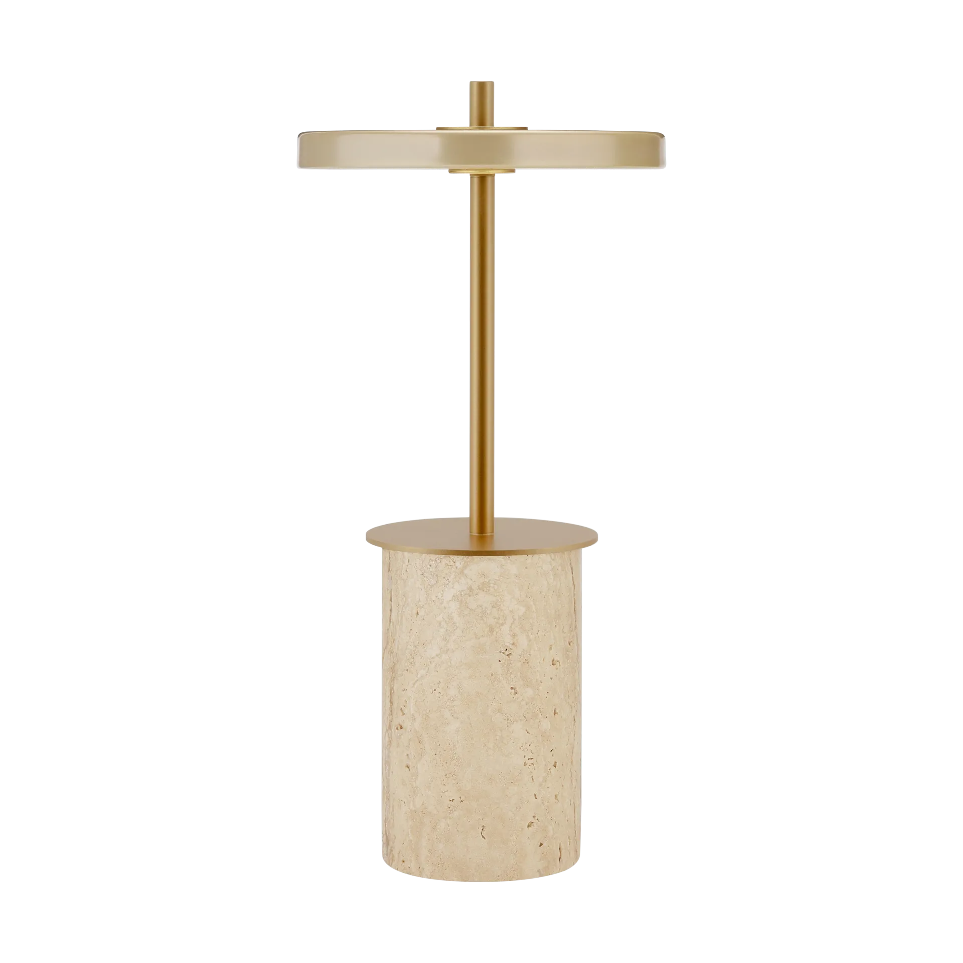 Asteria Move Mini bordlampe Ø12x25,5 cm, Clay Travertine-brass Umage
