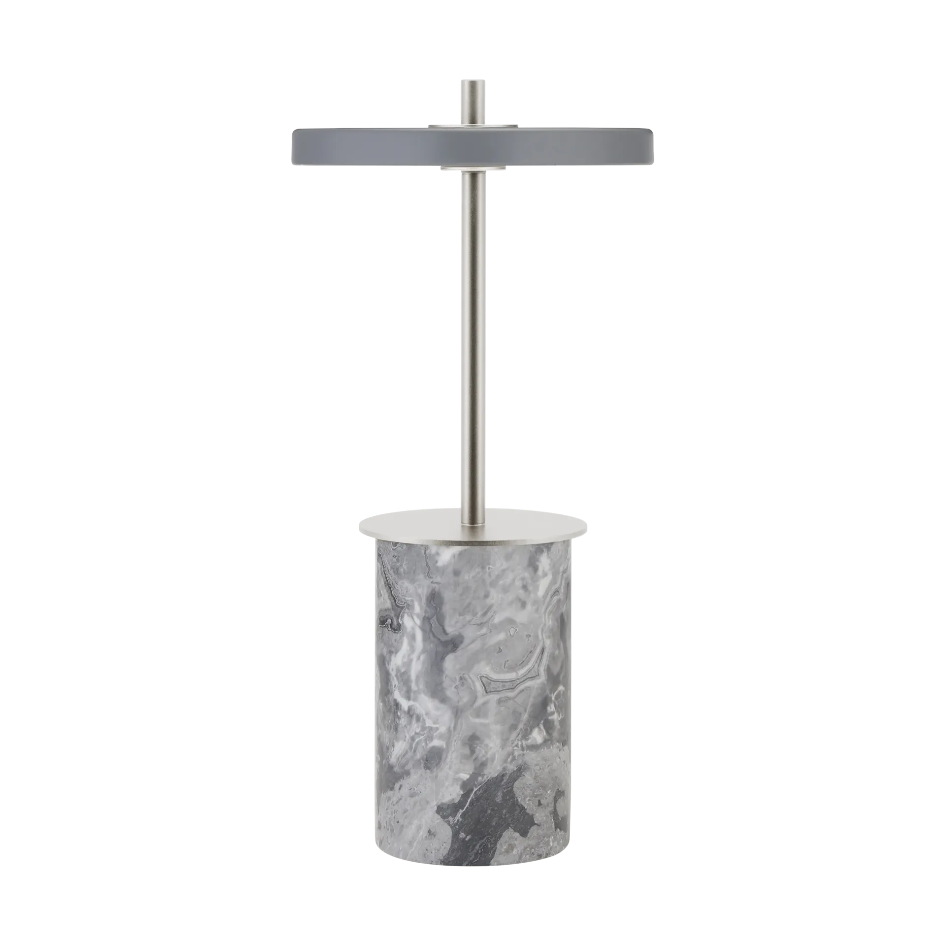 Asteria Move Mini bordlampe Ø12x25,5 cm, Grey Marble-steel Umage