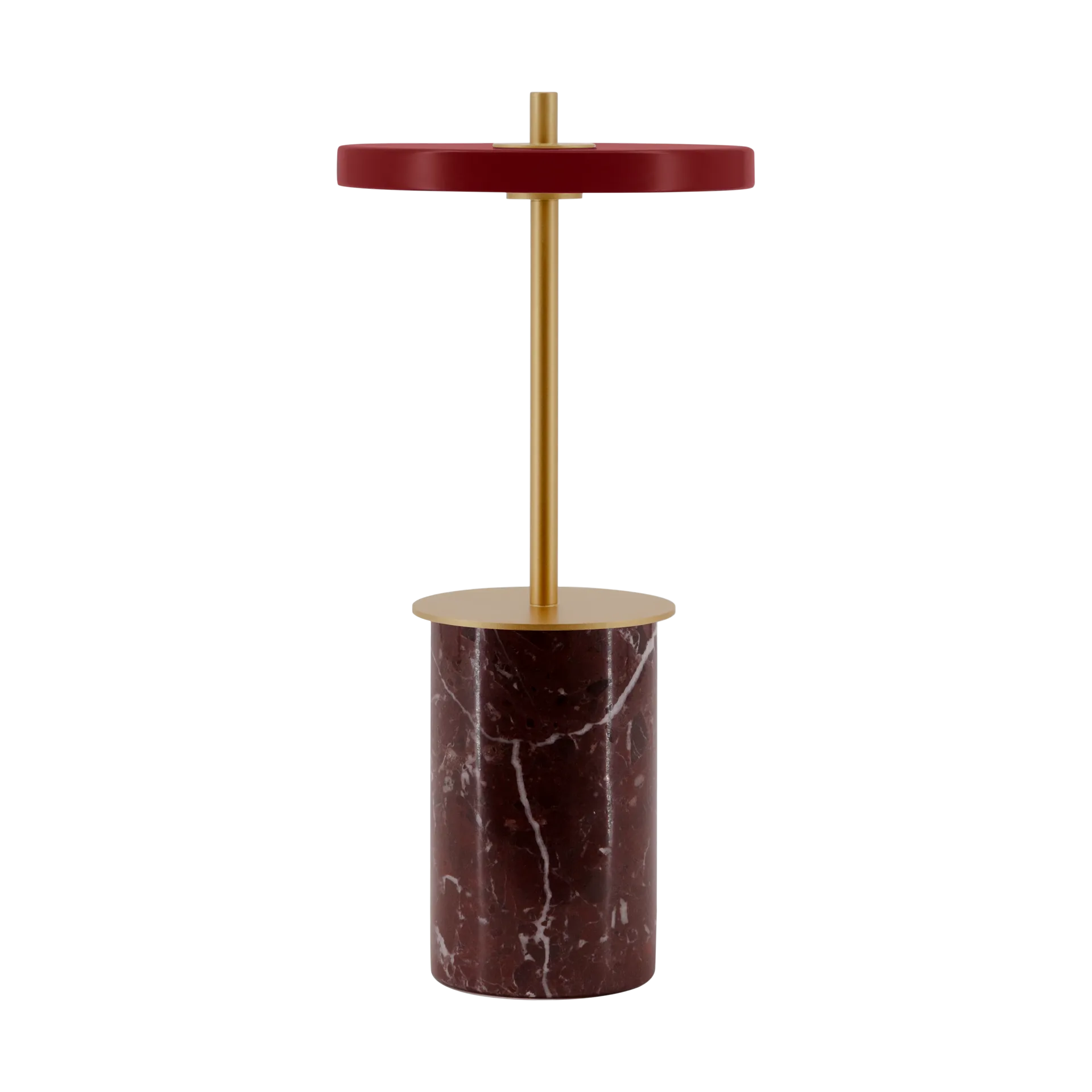 Asteria Move Mini bordlampe Ø12x25,5 cm, Red marble Umage