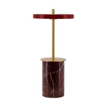 Asteria Move Mini bordlampe Ø12x25,5 cm - Red marble - Umage