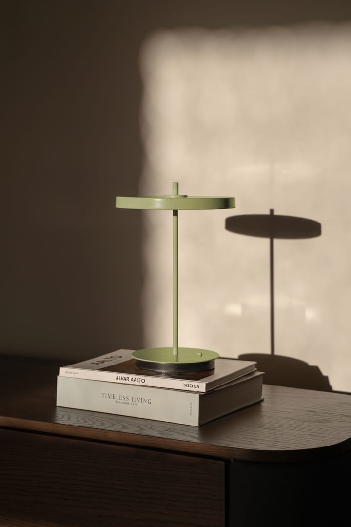 Asteria Move portabel bordlampe, Monochrome-leaf Umage