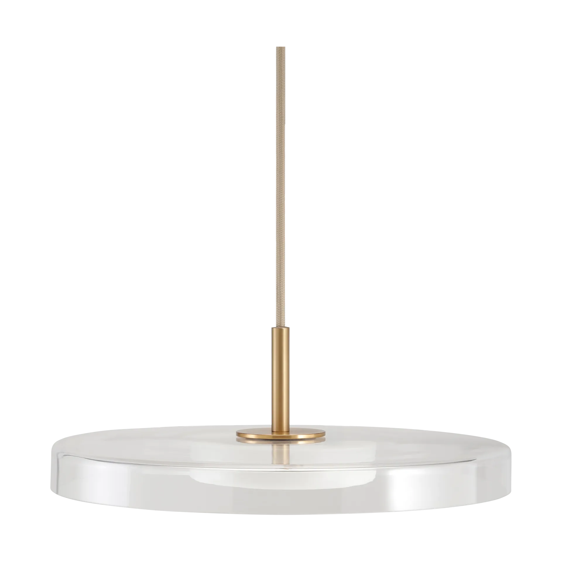 Asteria taklampe, Glass Umage
