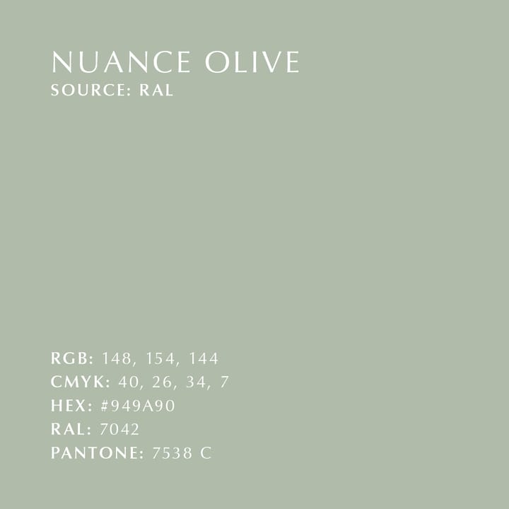 Asteria taklampe, Nuance olivene Umage