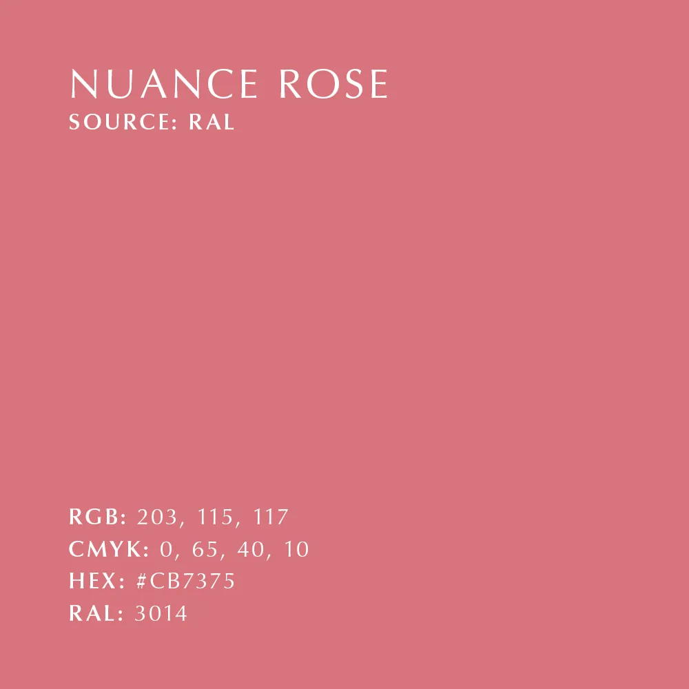Asteria taklampe, Nuance rose Umage