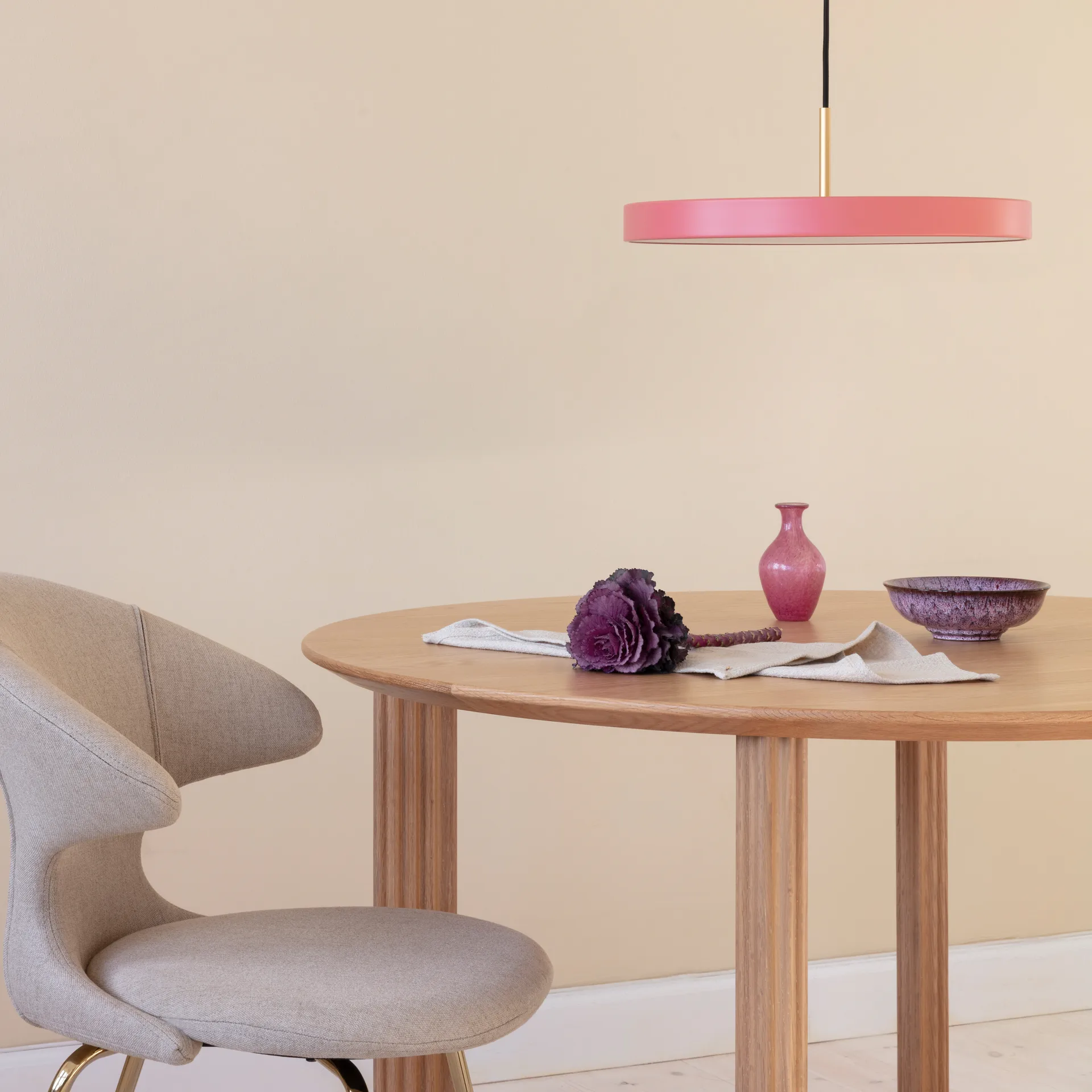 Asteria taklampe, Nuance rose Umage