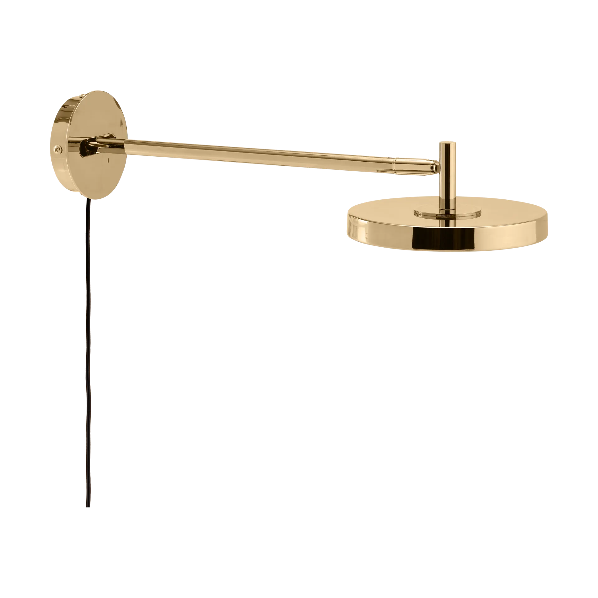 Asteria Wall long vegglampe, Polished brass Umage