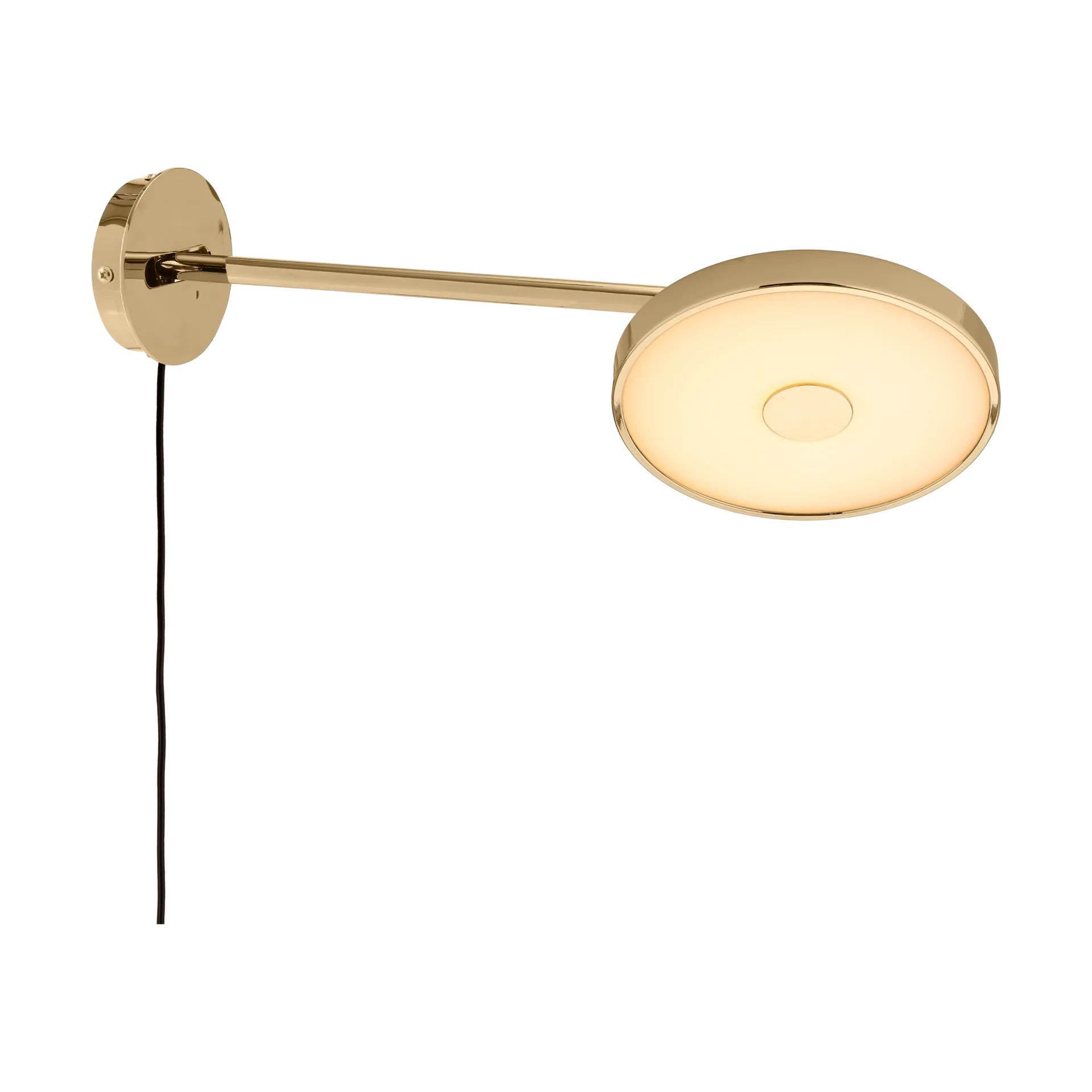 Asteria Wall long vegglampe, Polished brass Umage