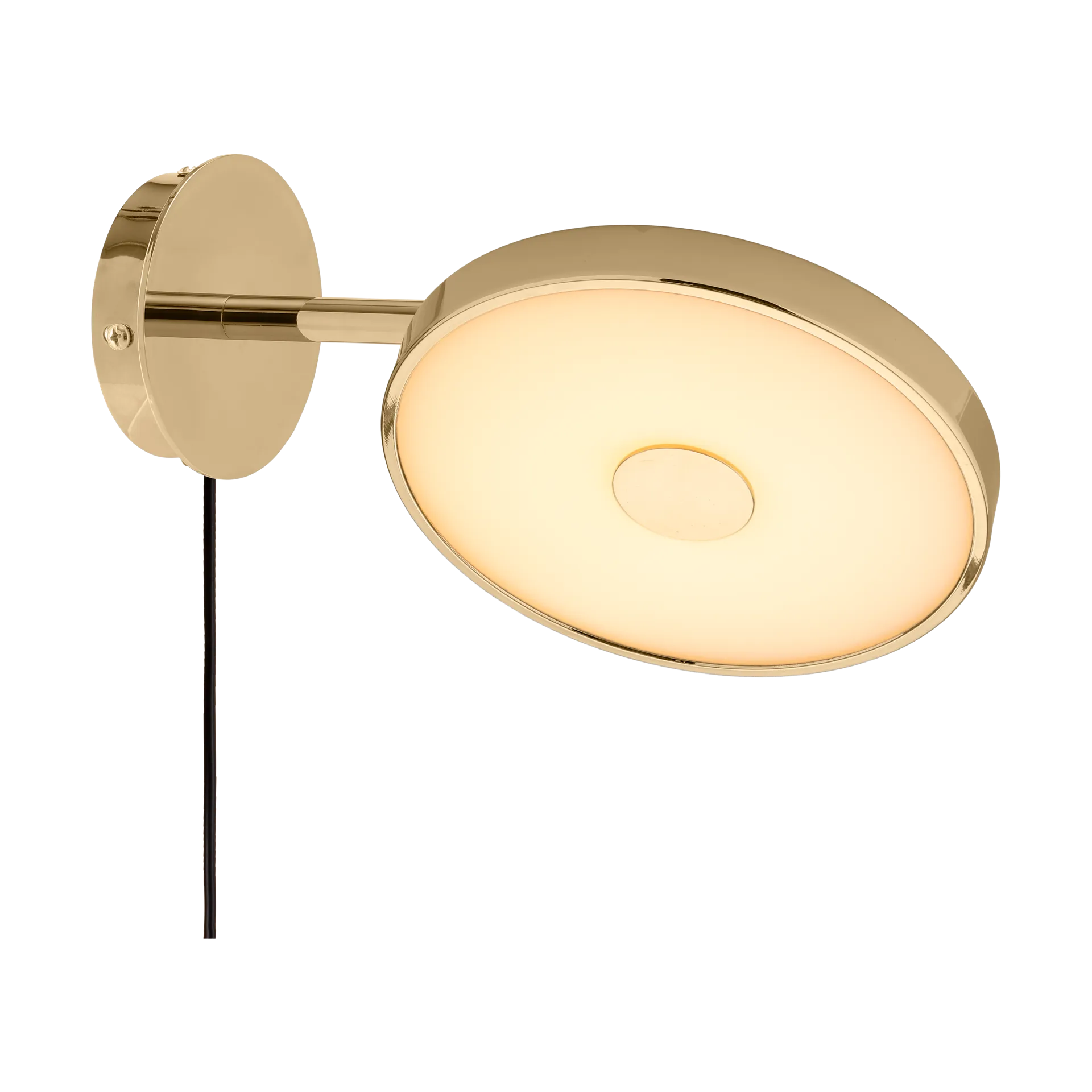 Asteria Wall short vegglampe, Polished brass Umage