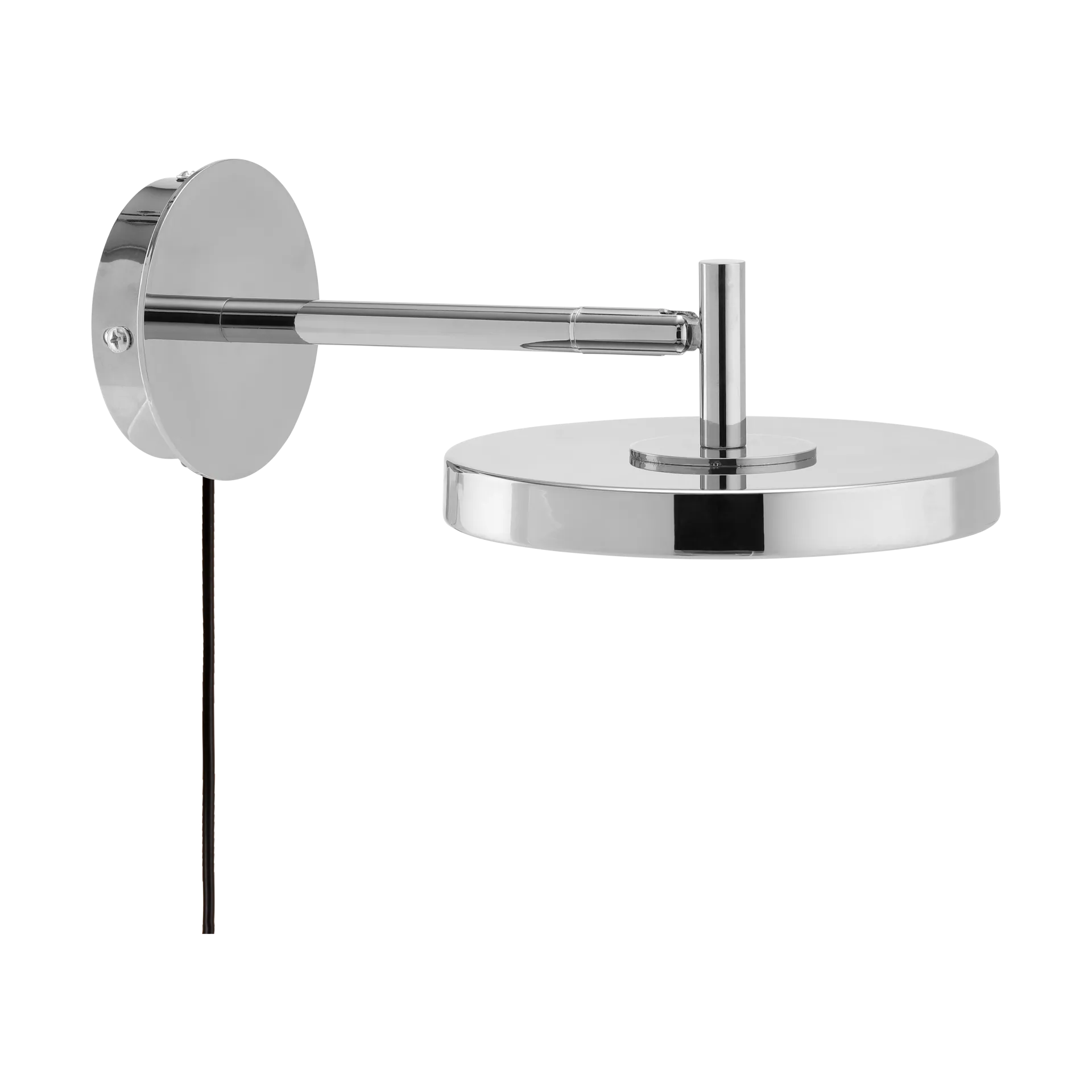 Asteria Wall short vegglampe, Polished steel Umage