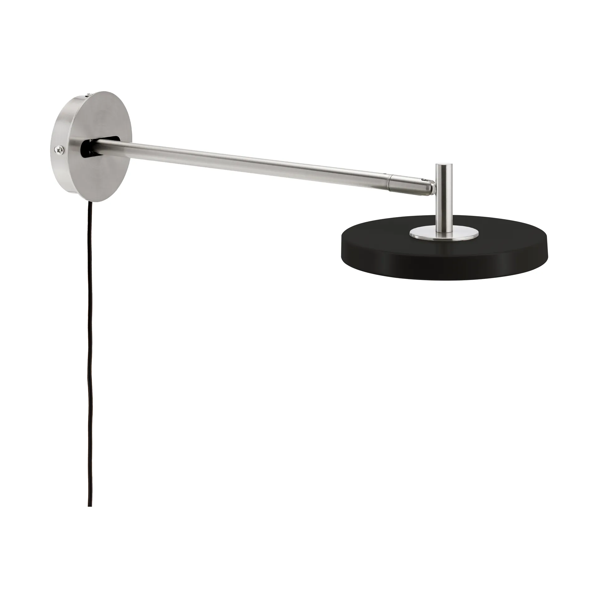 Asteria Wall vegglampe, Long, Black-chrome Umage