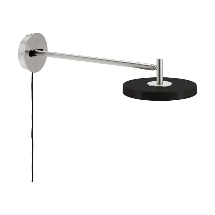 Asteria Wall vegglampe - Long, Black-chrome - Umage