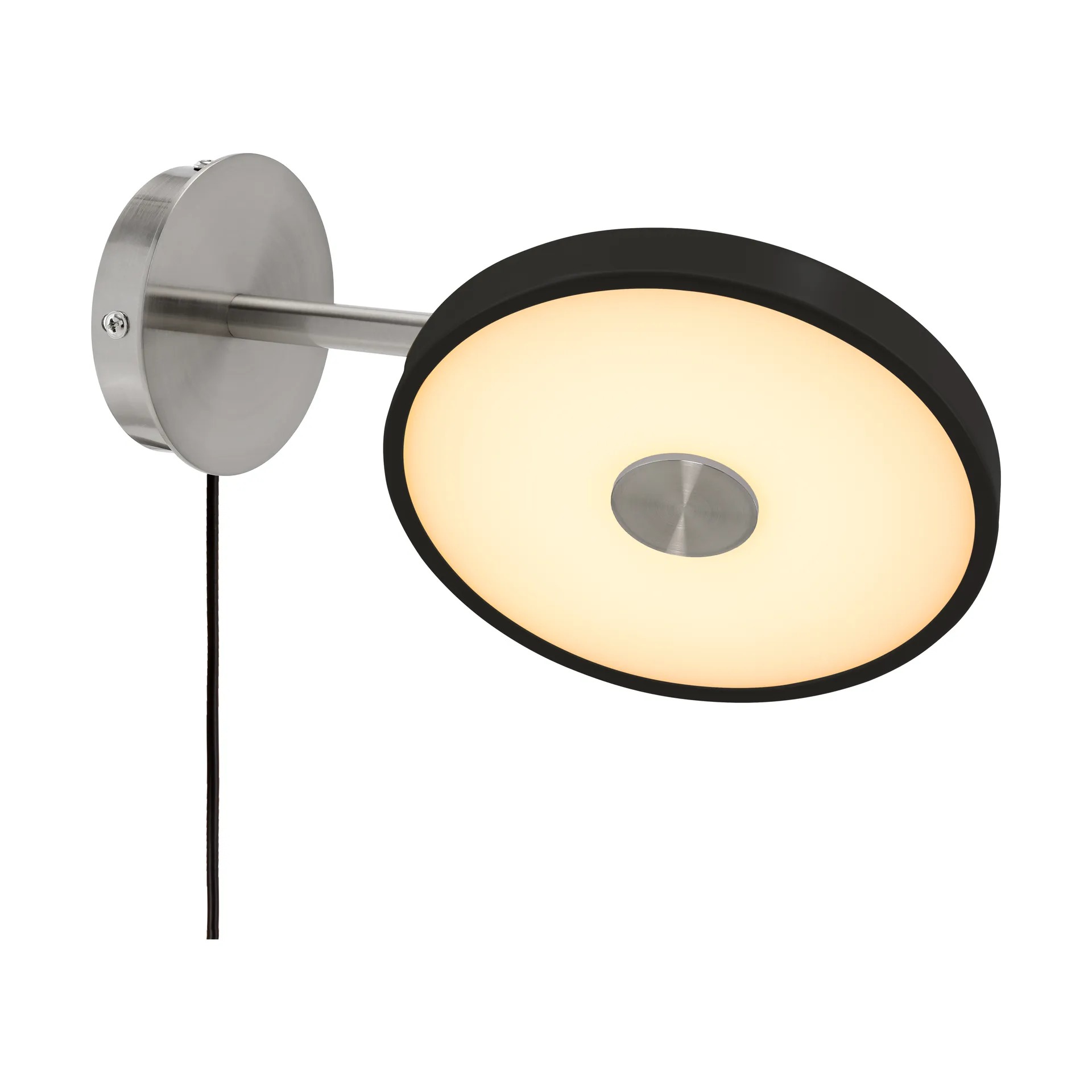 Asteria Wall vegglampe, Short, Black-chrome Umage