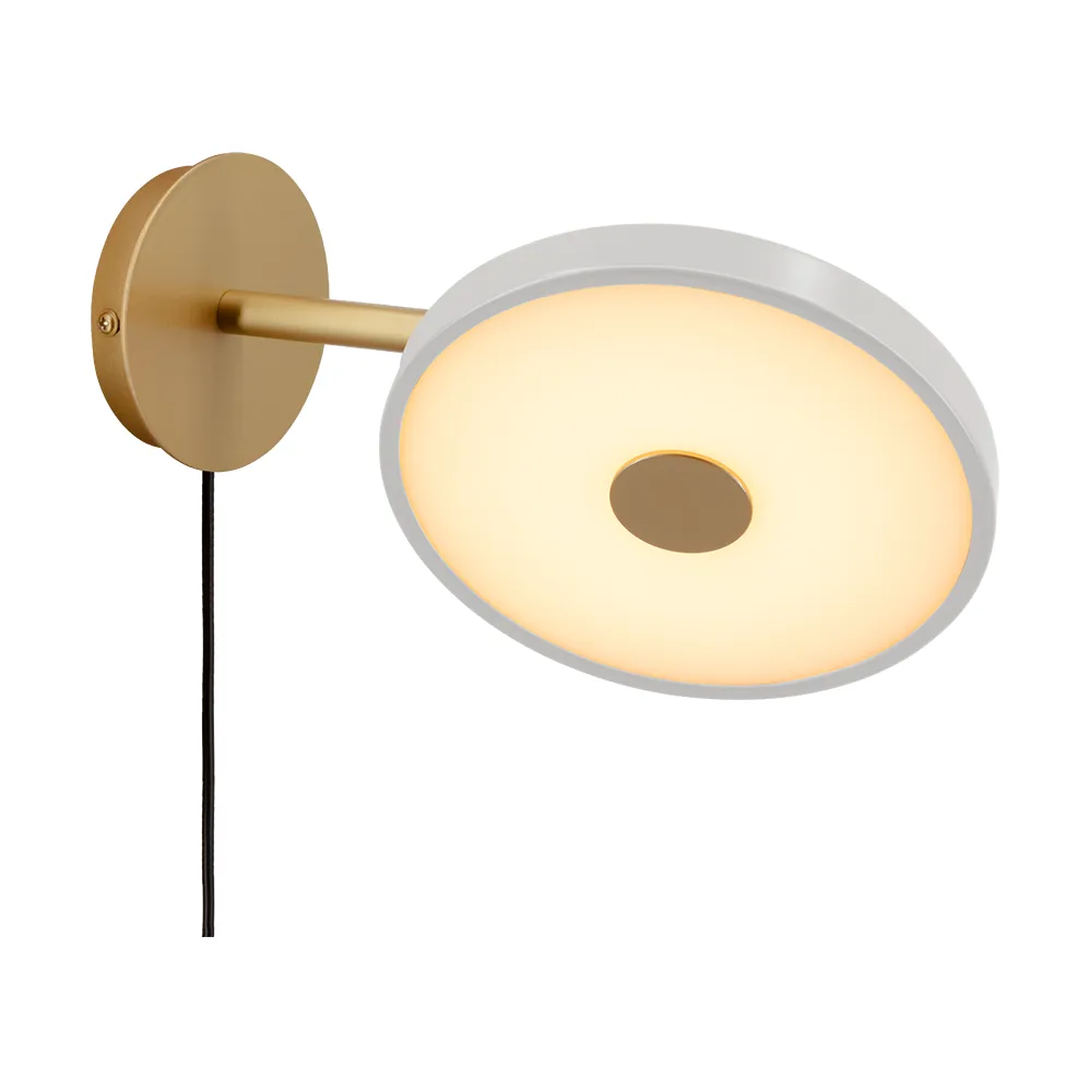 Asteria Wall vegglampe, Short, Nuance mist-brass Umage