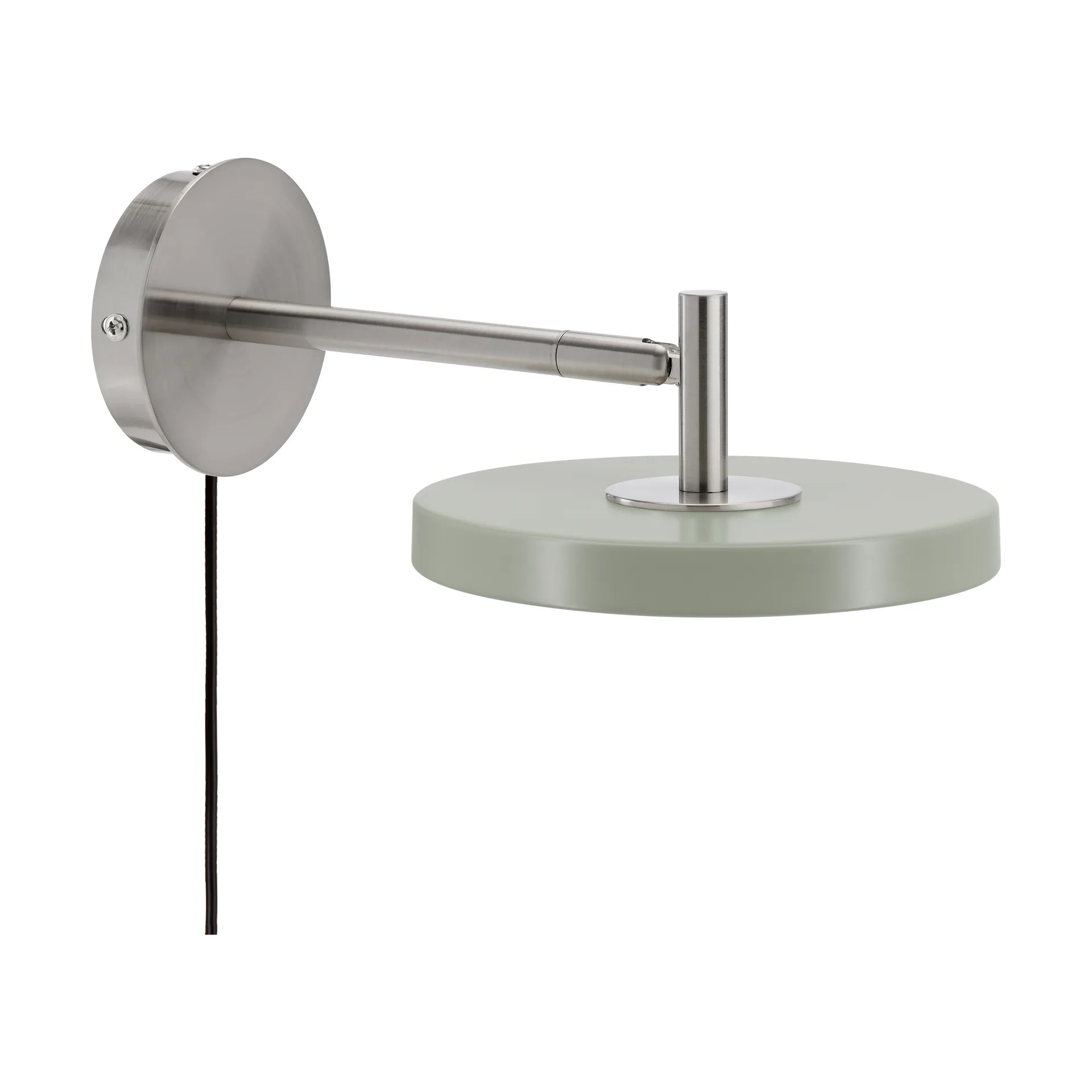 Asteria Wall vegglampe, Short, Nuance olive-chrome Umage