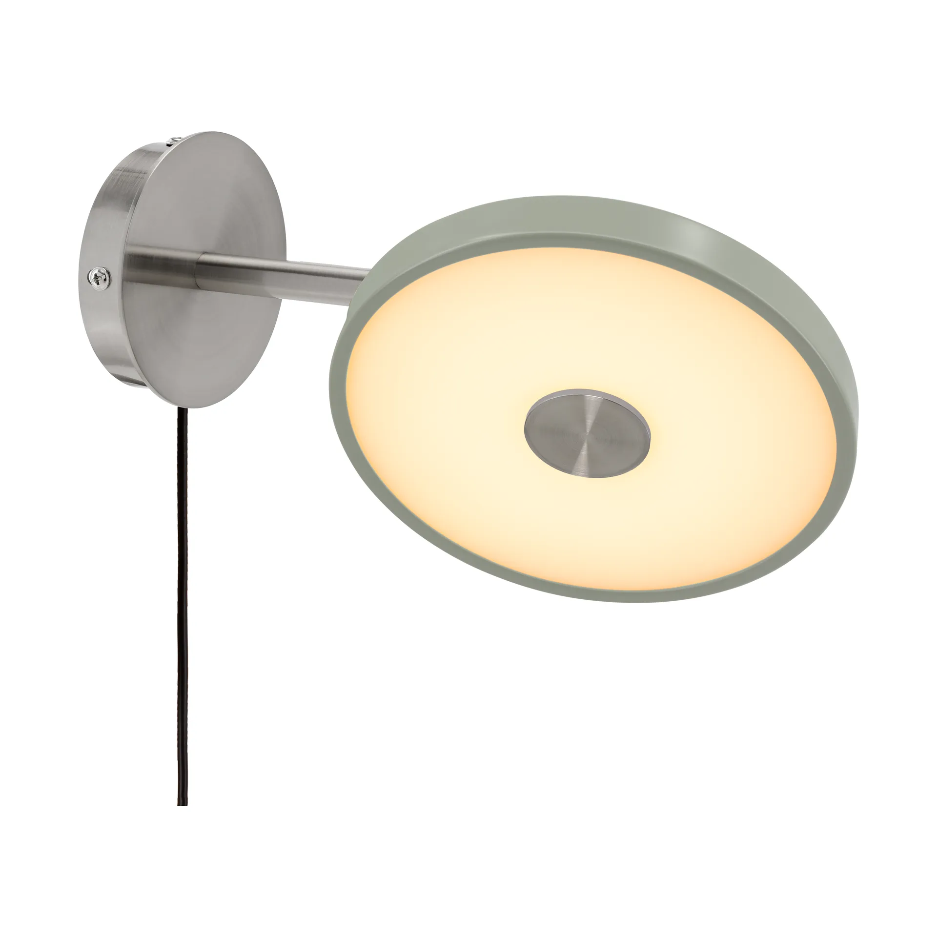 Asteria Wall vegglampe, Short, Nuance olive-chrome Umage