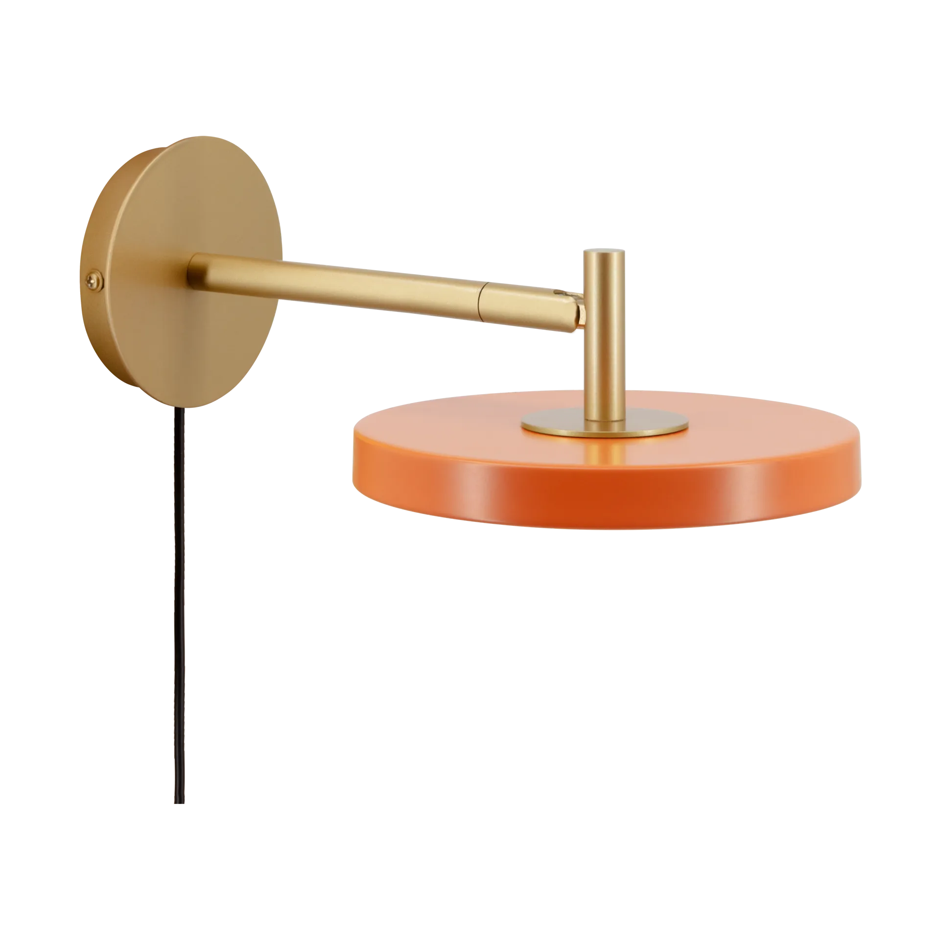 Asteria Wall vegglampe, Short, Nuance orange-brass Umage