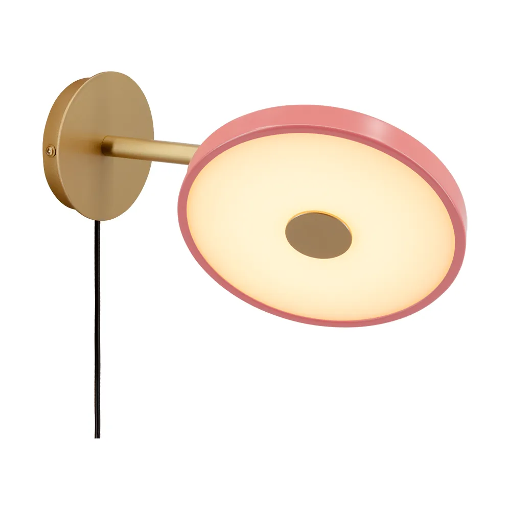 Asteria Wall vegglampe, Short, Nuance rose-brass Umage