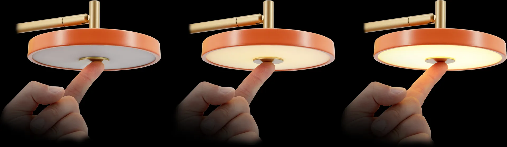 Asteria Wall vegglampe, Short, Nuance rose-brass Umage