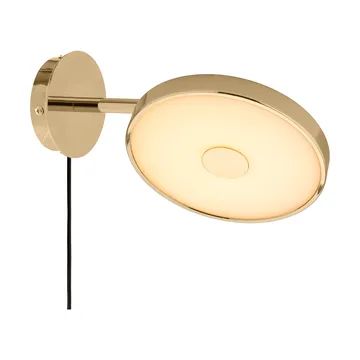 Asteria Wall vegglampe - Short, Polished brass - Umage