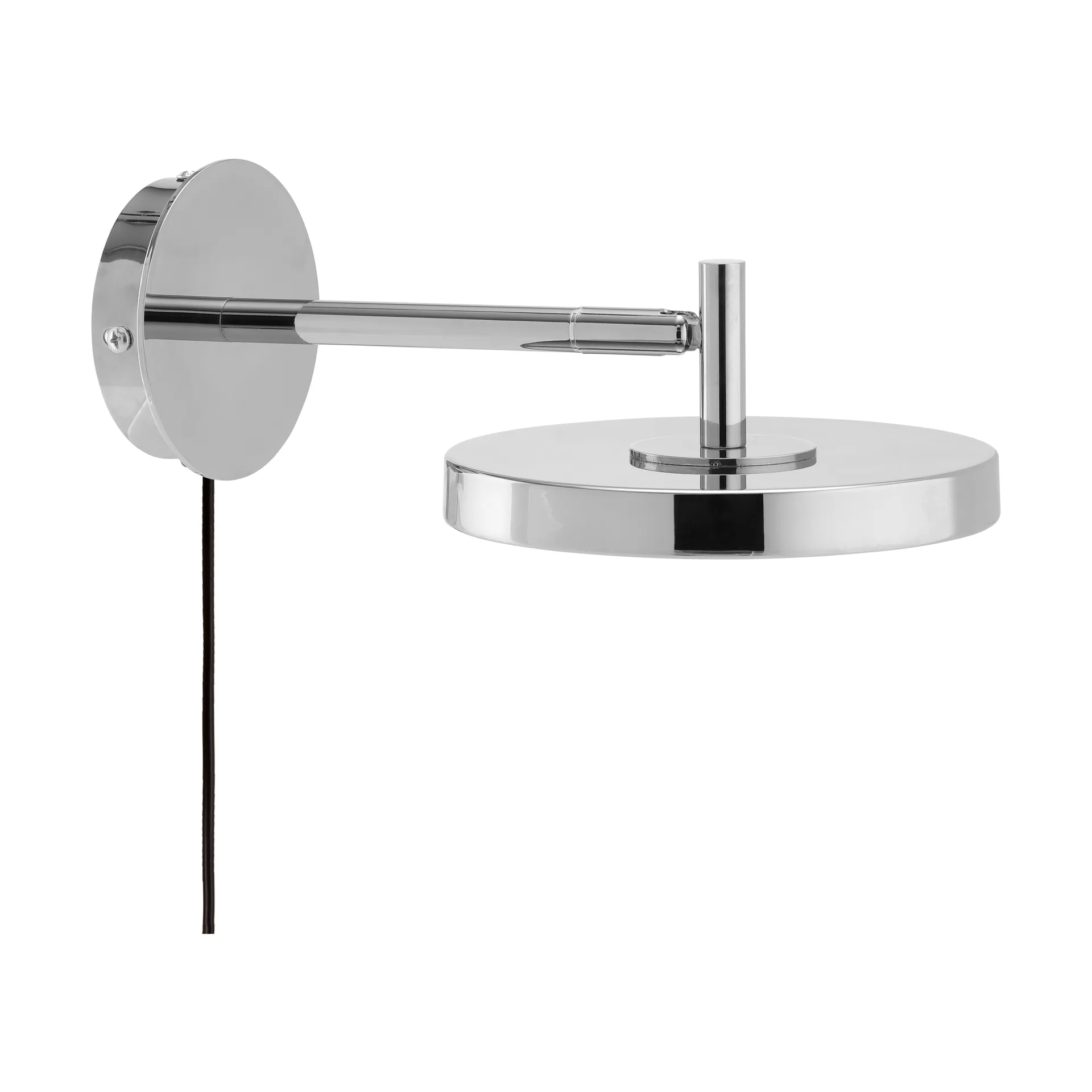Asteria Wall vegglampe, Short, Polished steel Umage