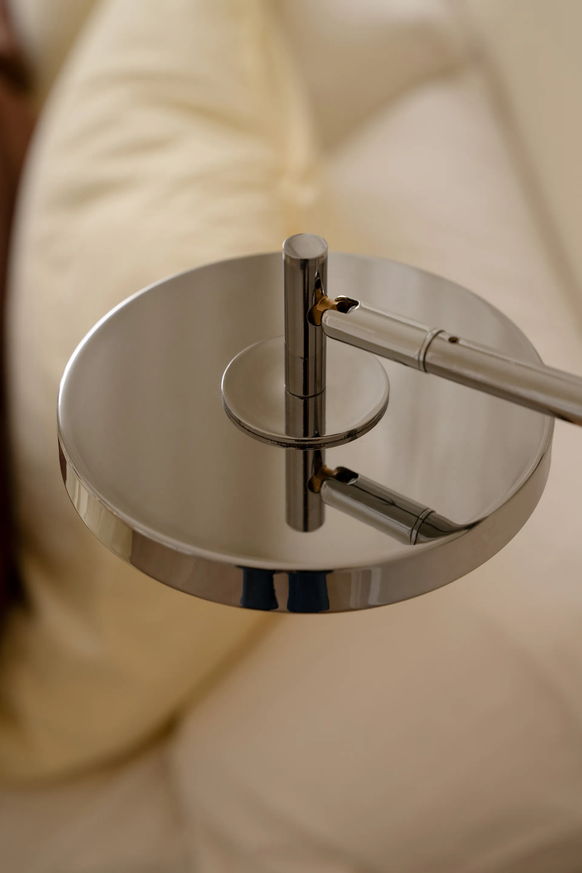 Asteria Wall vegglampe, Short, Polished steel Umage