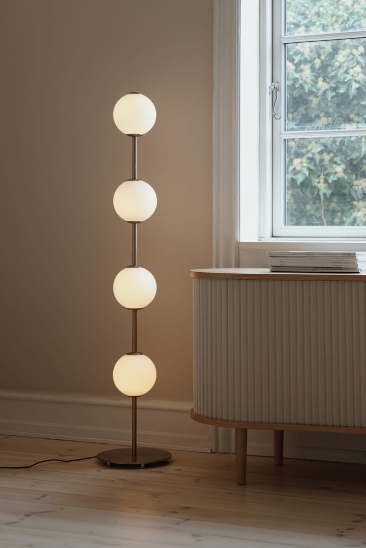 Audrey Floor gulvlampe, Plated brass Umage