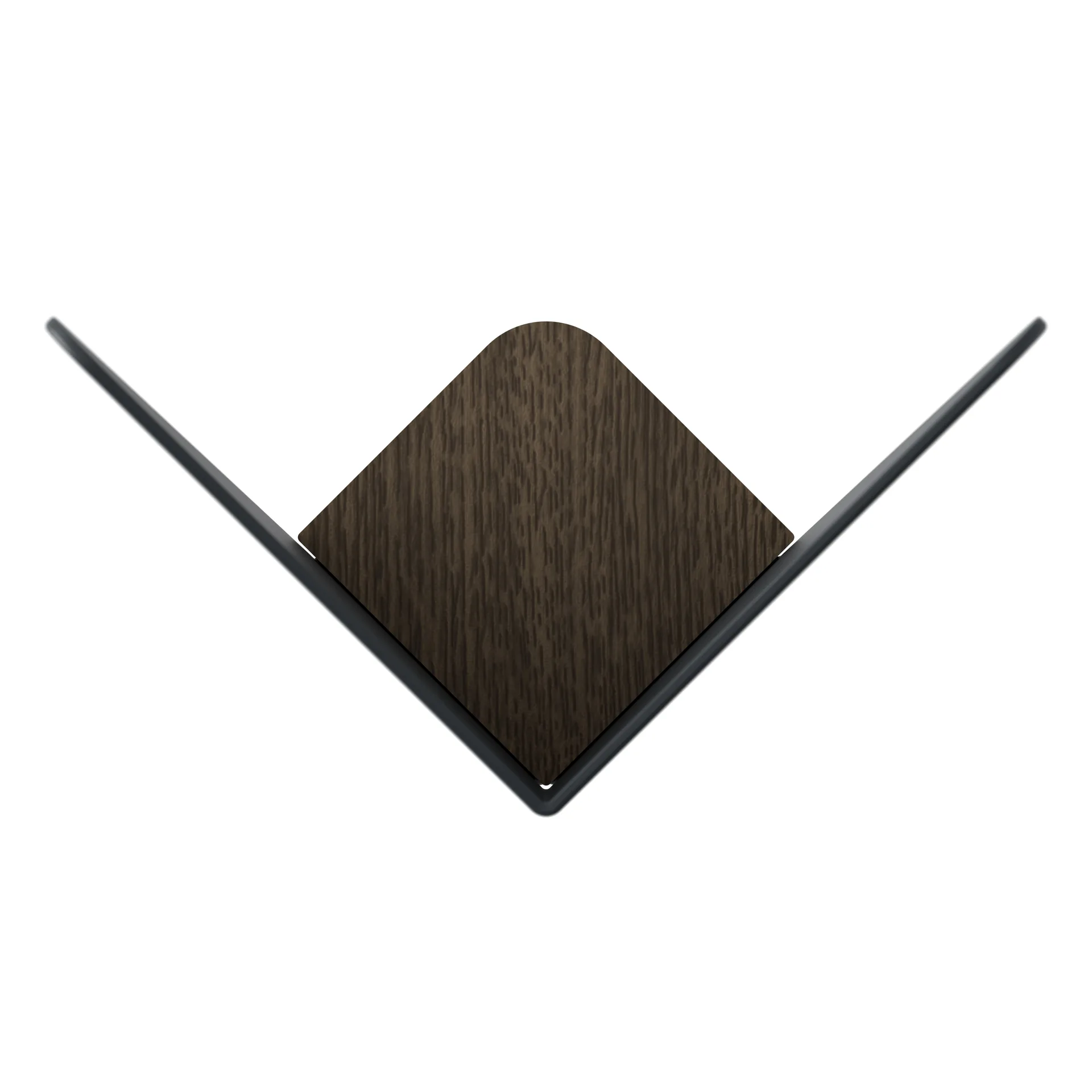 Butterflies knagg medium, Anthracite grey Umage