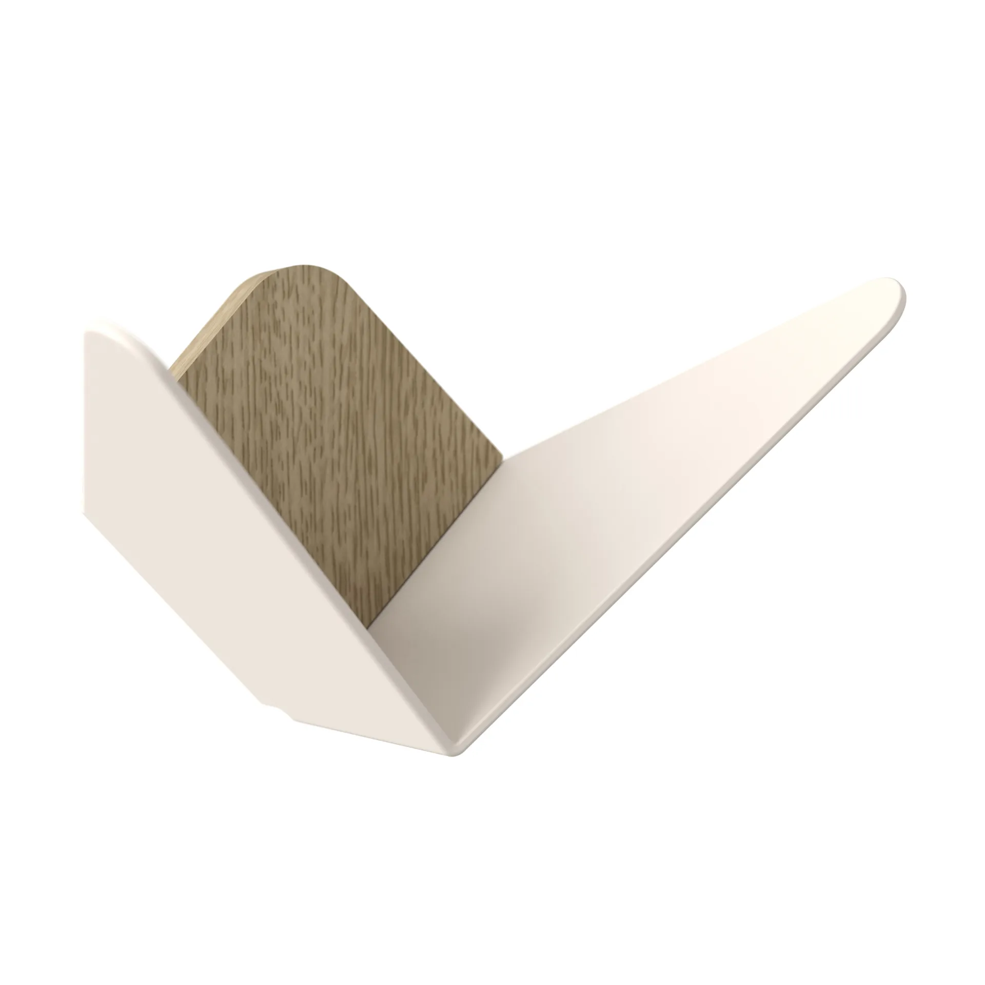 Butterflies knagg medium, Pearl white Umage