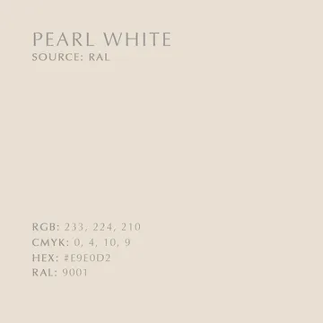 Butterflies knagg medium - Pearl white - Umage