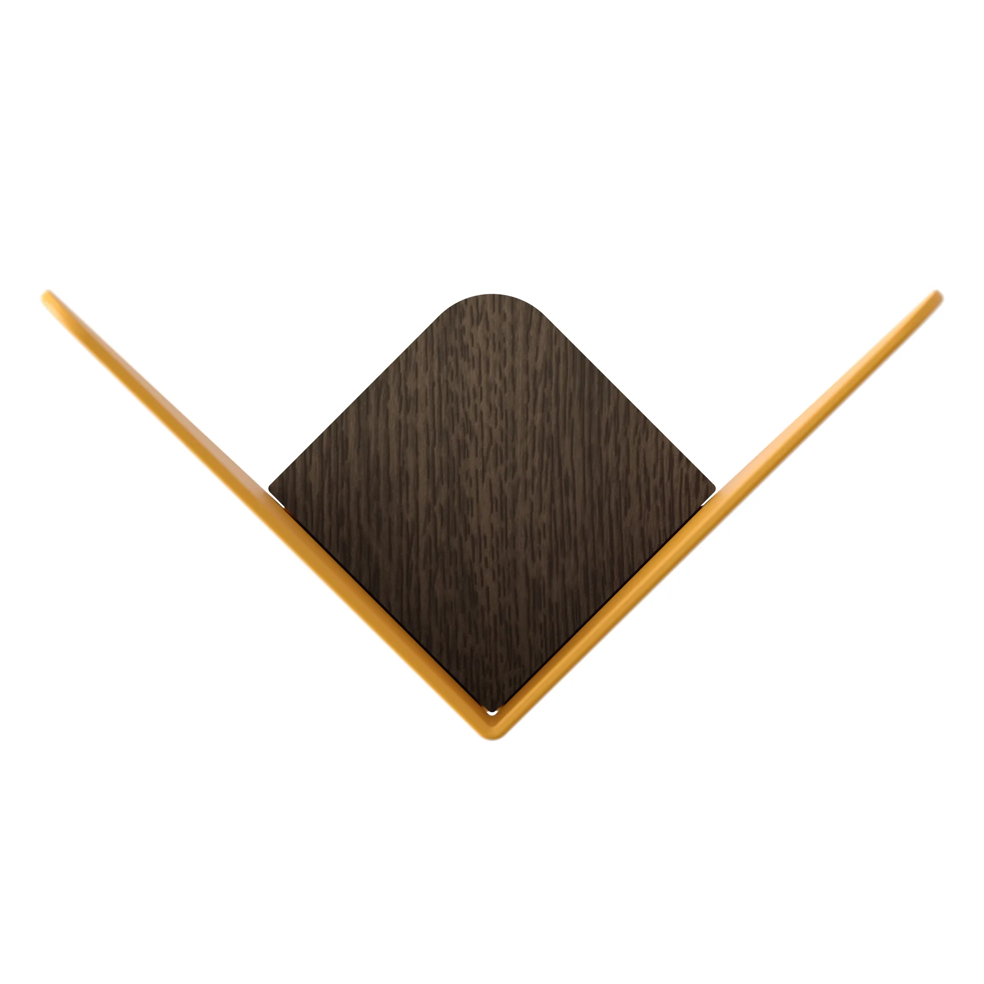 Butterflies knagg medium, Saffron yellow Umage