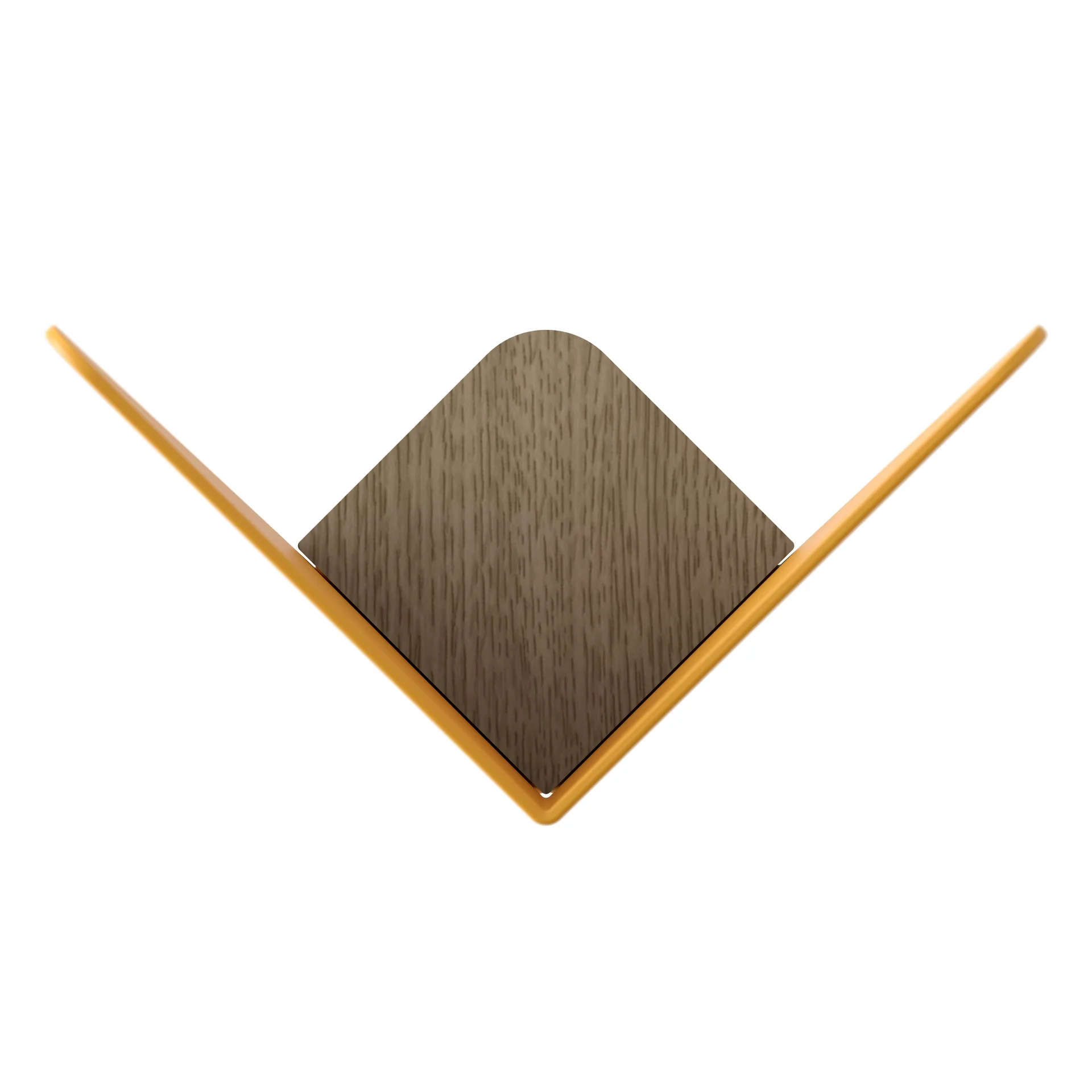 Butterflies knagg medium, Saffron yellow Umage