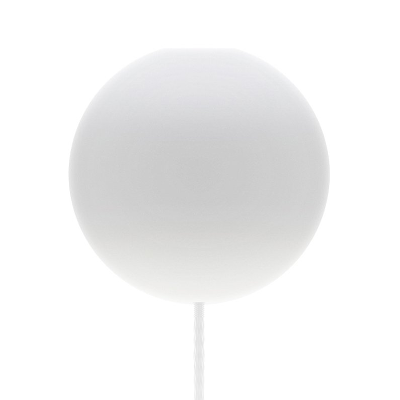 Umage Cannonball takkopp med ledning hvit | Skandinavisk Design | Lampeoppheng & Lampeledninger | Hvit