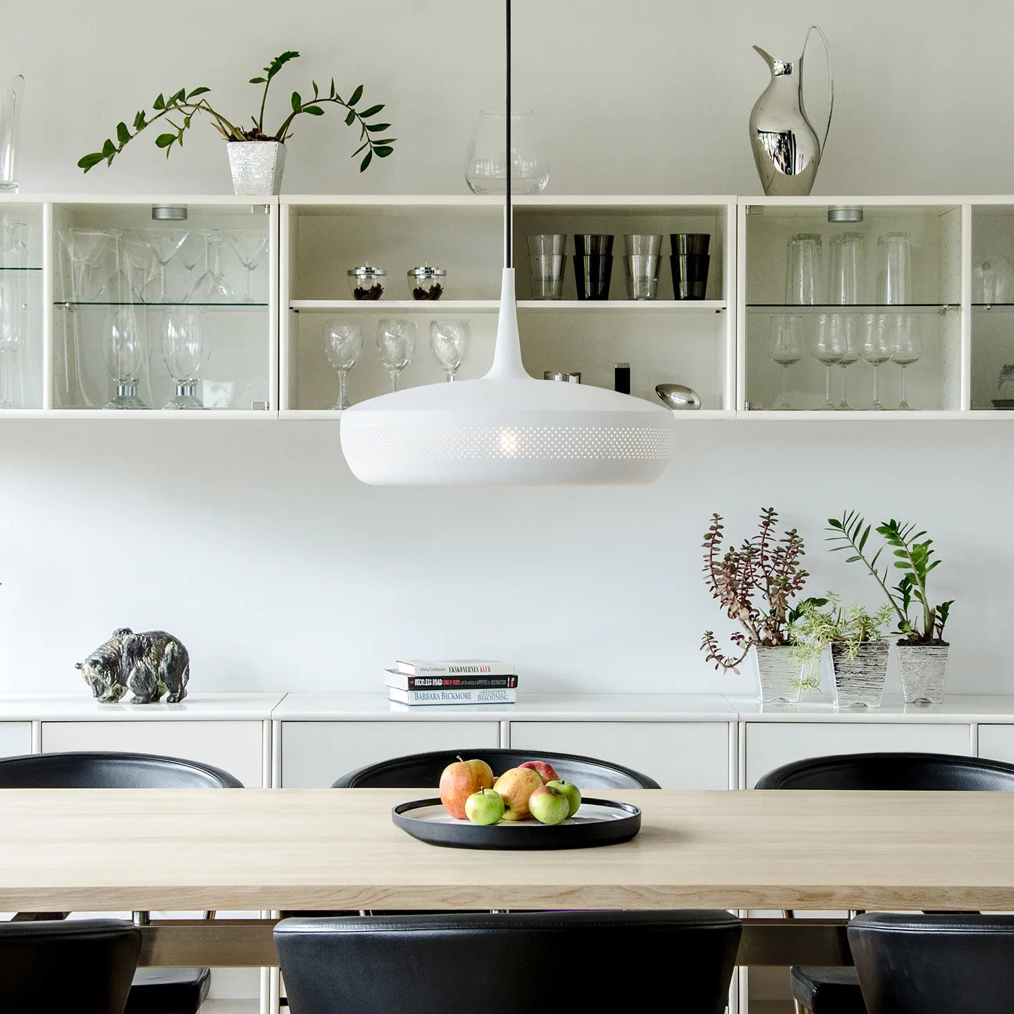 Clava Dine taklampe Ø43 cm, Matt white Umage